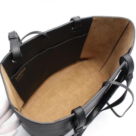 LOEWE Black Leather Tote Bag - Picture 3 of 6